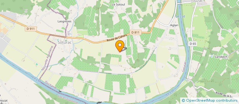 localisation de l'entreprise ASPECT  SOTURAC