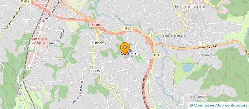 localisation de l'entreprise ASPECT CONSTRUCTION à MOUGINS