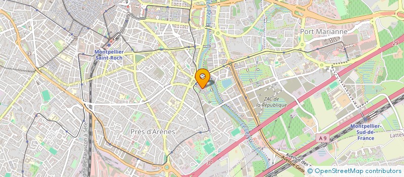 localisation de l'entreprise ASPECT IMMOBILIER  MONTPELLIER