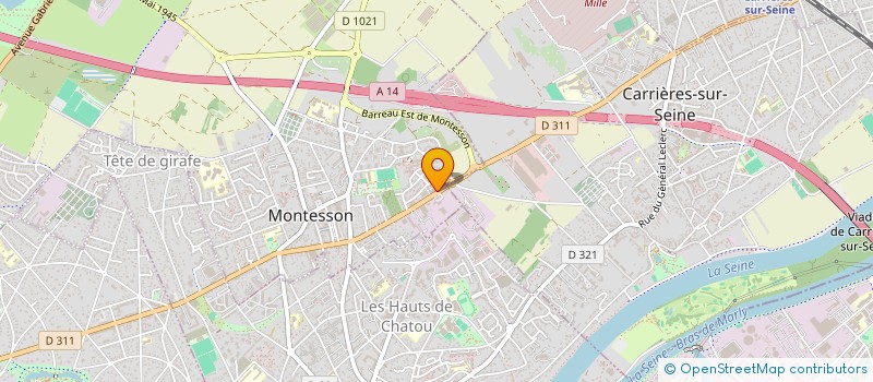 localisation de l'entreprise ASPECT NEUF à MONTESSON