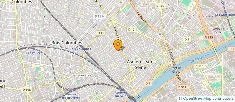 localisation de l'entreprise ASPECT PRO à ASNIERES-SUR-SEINE