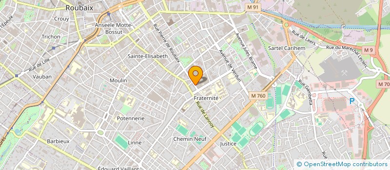 localisation de l'entreprise ASPEEL CEDRIC  ROUBAIX