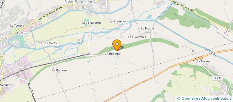 localisation de l'entreprise ASPEIROM  SAINT-BARTHELEMY