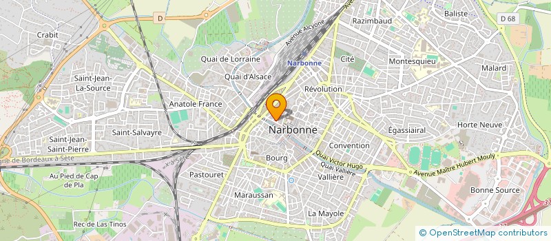 localisation de l'entreprise ASPEN  NARBONNE