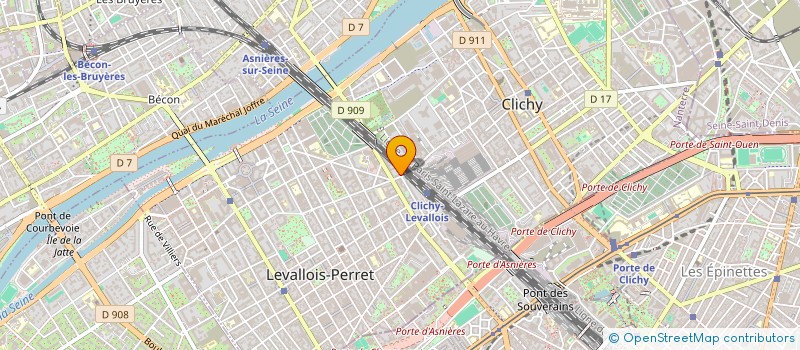 localisation de l'entreprise ASPENDOS à LEVALLOIS-PERRET