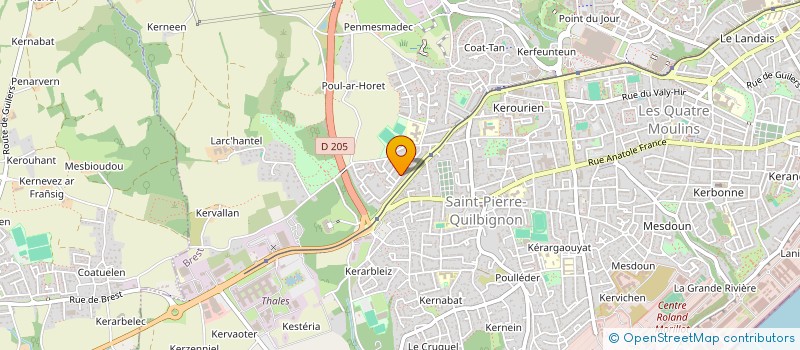 localisation de l'entreprise ASPERANSA à BREST