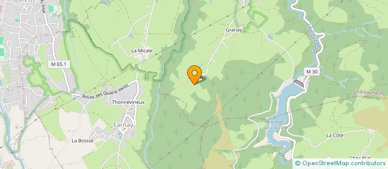 localisation de l'entreprise ASPG  CHATEAUNEUF