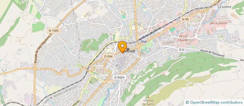 localisation de l'entreprise ASPHALT AVENUE à GAP