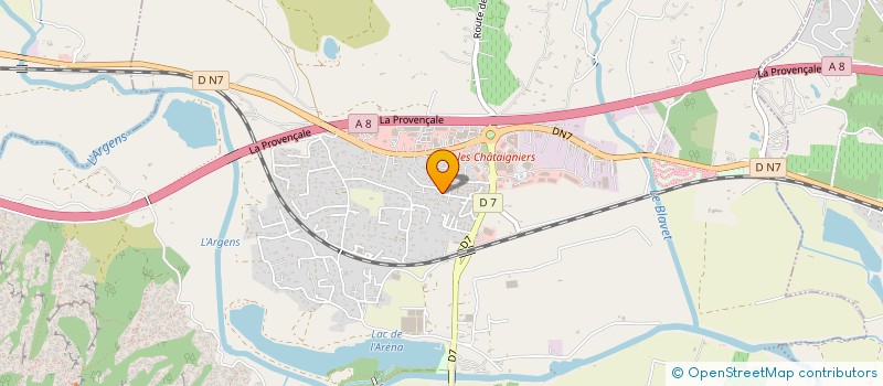 localisation de l'entreprise ASPHALT & CO à ROQUEBRUNE-SUR-ARGENS