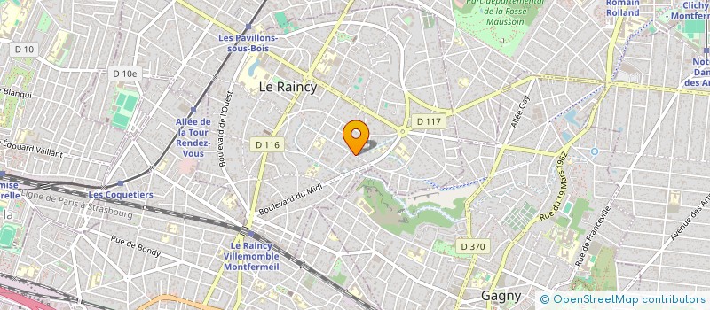 localisation de l'entreprise ASPHALT LEGENDS à LE RAINCY