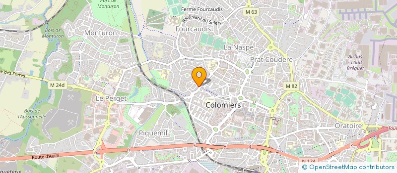 localisation de l'entreprise ASPHALTE à COLOMIERS