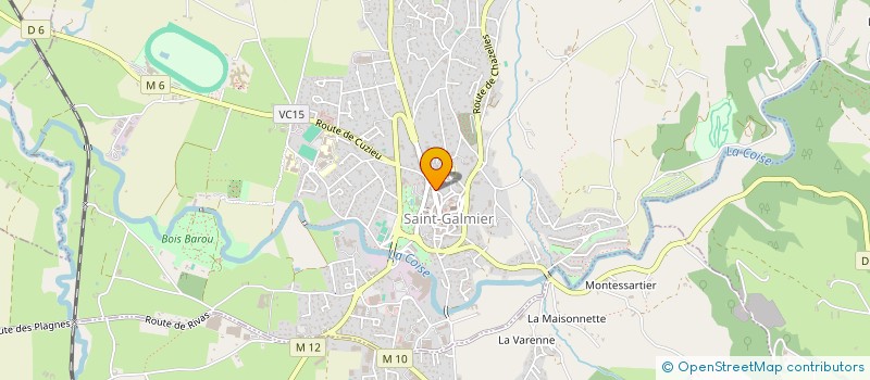 localisation de l'entreprise ASPHALTE CONDUITE  SAINT-GALMIER