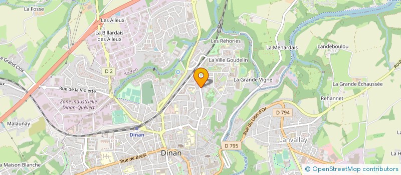 localisation de l'entreprise ASPHALTE FORMA PRO  DINAN