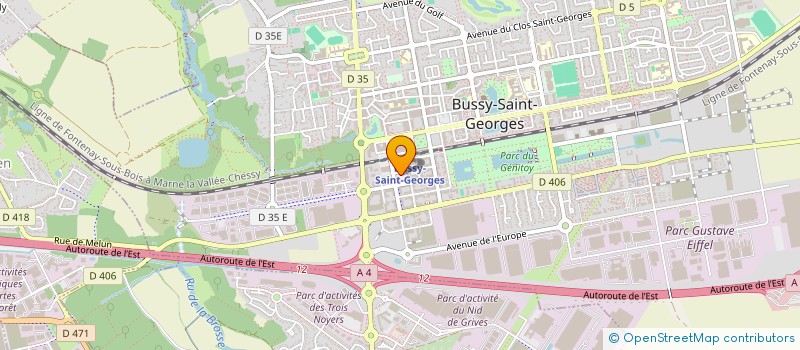 localisation de l'entreprise ASPHERIK  BUSSY-SAINT-GEORGES