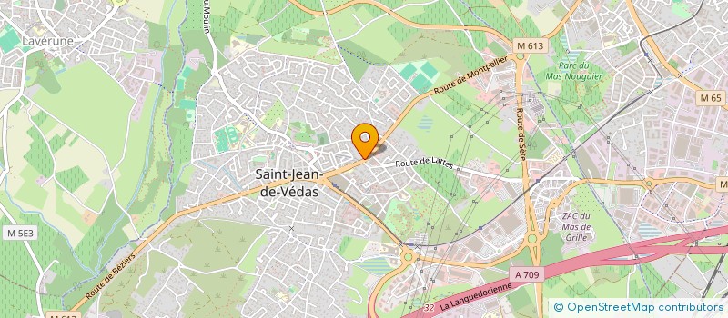 localisation de l'entreprise ASPHODELE 84 à SAINT-JEAN-DE-VEDAS