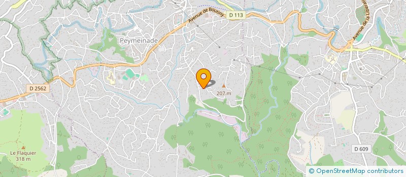 localisation de l'entreprise ASPHODELE  PEYMEINADE