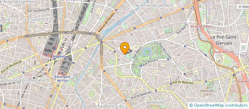 localisation de l'entreprise ASPHODELE DANSES ENVOL  PARIS