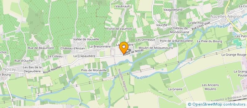 localisation de l'entreprise ASPHODELE ET SALICORNE  NAZELLES-NEGRON