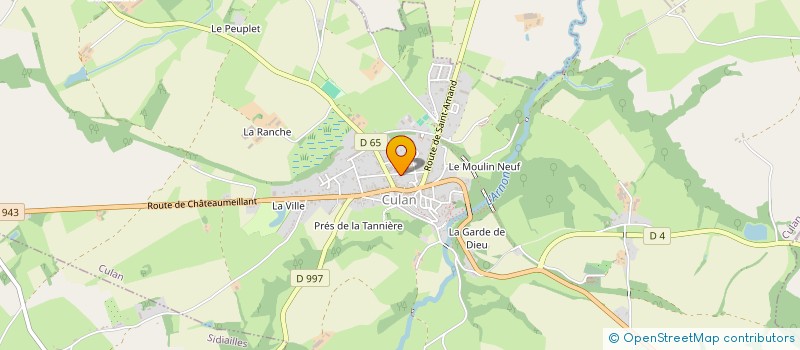 localisation de l'entreprise ASPI  18  SAINT-AMAND-MONTROND