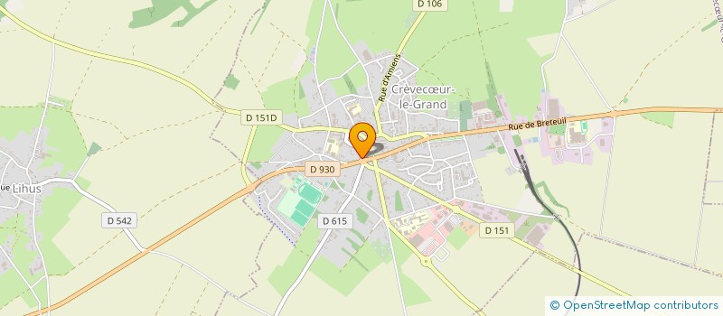 localisation de l'entreprise ASPI  CREVECUR-LE-GRAND