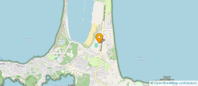 localisation de l'entreprise ASPI GIENS à HYERES