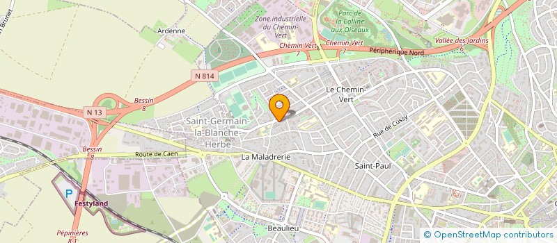localisation de l'entreprise ASPIC à CAEN