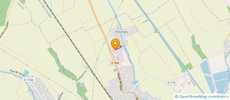 localisation de l'entreprise ASPIC  AISEREY