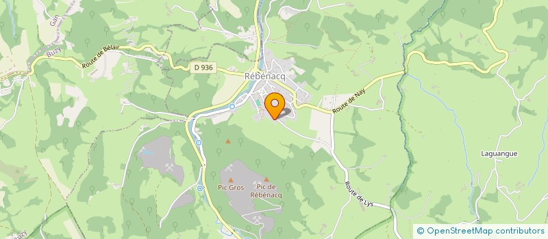 localisation de l'entreprise ASPIC DE REBENACQ  REBENACQ