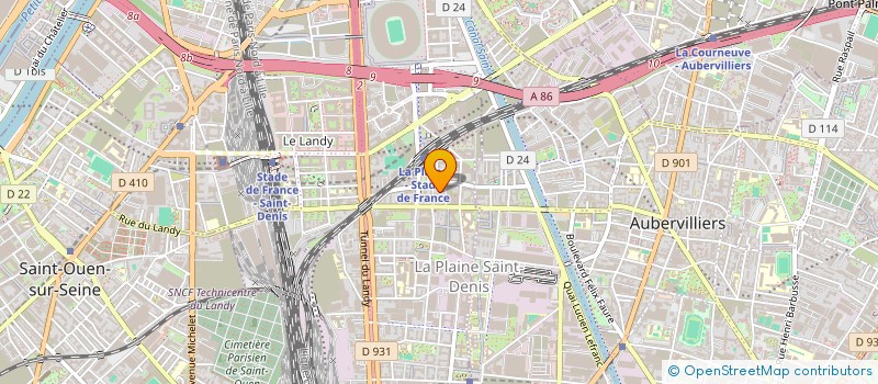 localisation de l'entreprise ASPIC SECURITE à SAINT-DENIS