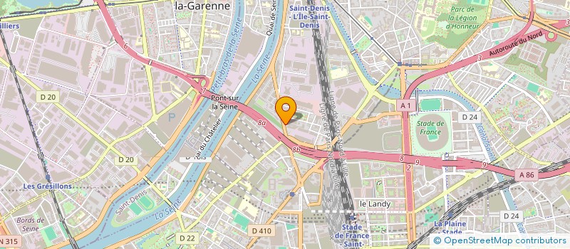 localisation de l'entreprise ASPID EUROPE SARL à SAINT-DENIS