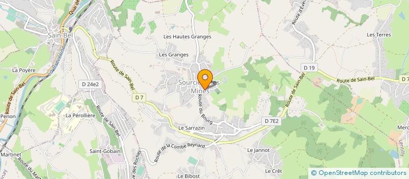 localisation de l'entreprise ASPIDA à TREVOUX