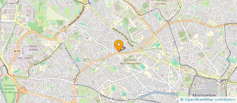 localisation de l'entreprise ASPIDA SECURITE à MONTPELLIER