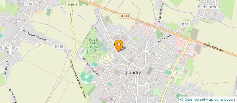 localisation de l'entreprise ASPIR&CO CAUDRY  CAUDRY