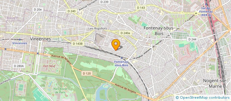 localisation de l'entreprise ASPIR EDITIONS à FONTENAY-SOUS-BOIS