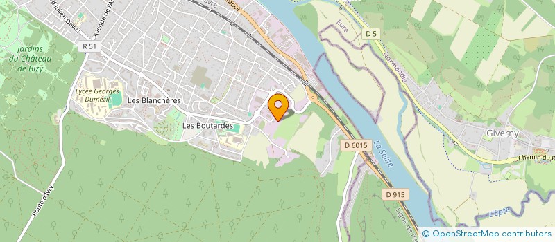 localisation de l'entreprise ASPIRAT'EURE BY DUBUC  VERNON