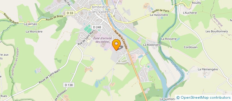 localisation de l'entreprise ASPIRE  AMBRIERES-LES-VALLEES