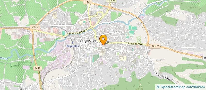 localisation de l'entreprise ASPIS à BRIGNOLES
