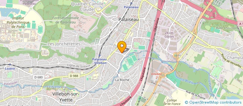 localisation de l'entreprise ASPIS à PALAISEAU