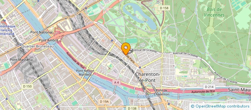 localisation de l'entreprise ASPITECHNIC à CHARENTON-LE-PONT