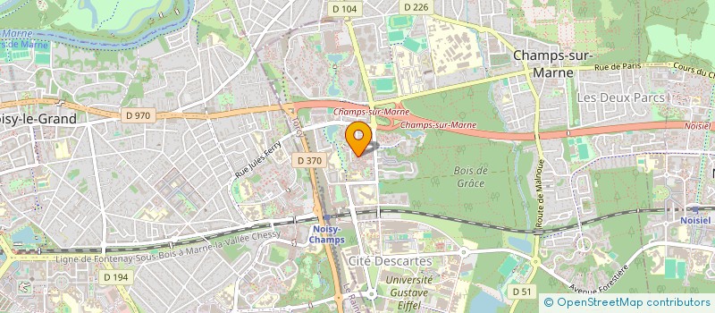 localisation de l'entreprise ASPLENZ  CHAMPS-SUR-MARNE