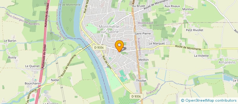 localisation de l'entreprise ASPLET ET EQUIHORSE  MONTMERLE-SUR-SAONE