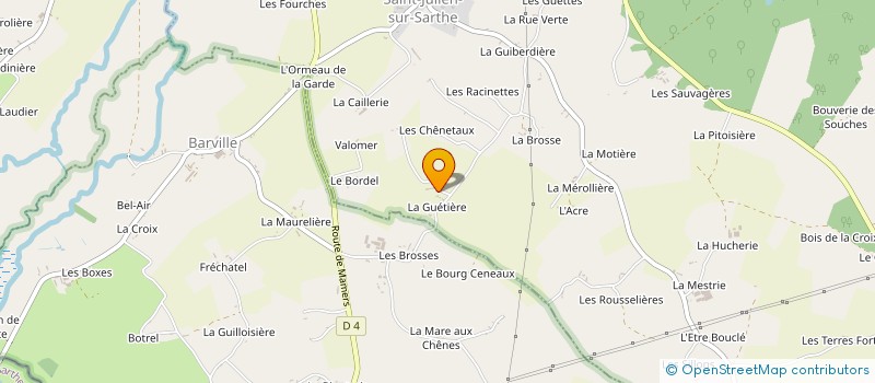 localisation de l'entreprise ASPM à SAINT-JULIEN-SUR-SARTHE