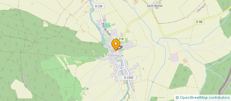 localisation de l'entreprise ASPMS - ASSOCIATION DE SAUVEGARDE DU PATRIMOINE MILITAIRE DU SUNDGAU.  OLTINGUE