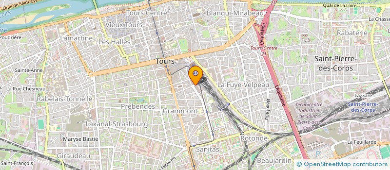 localisation de l'entreprise ASPO TOURS ECHECS à TOURS