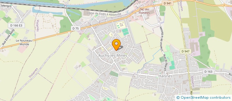 localisation de l'entreprise ASPORT EVENT  AUCHY-LES-MINES