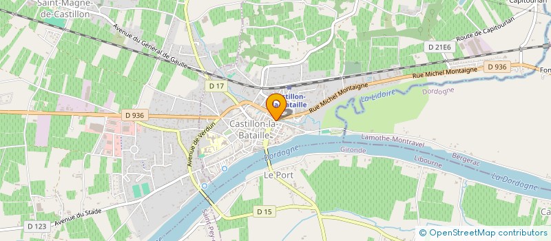 localisation de l'entreprise ASPOT DE PUJOLS  PUJOLS