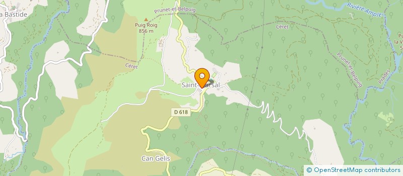 localisation de l'entreprise ASPRES  SAINT-MARSAL