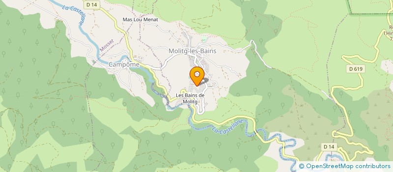 localisation de l'entreprise ASPRES MULTI SERVICES  MOLITG-LES-BAINS