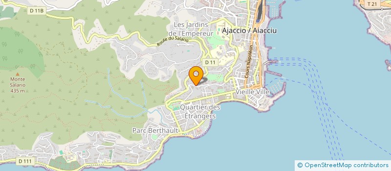 localisation de l'entreprise ASPRETTO  AJACCIO
