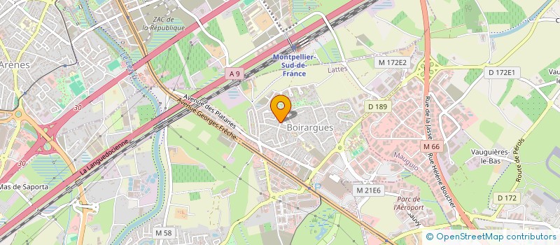 localisation de l'entreprise ASPRINT à LATTES